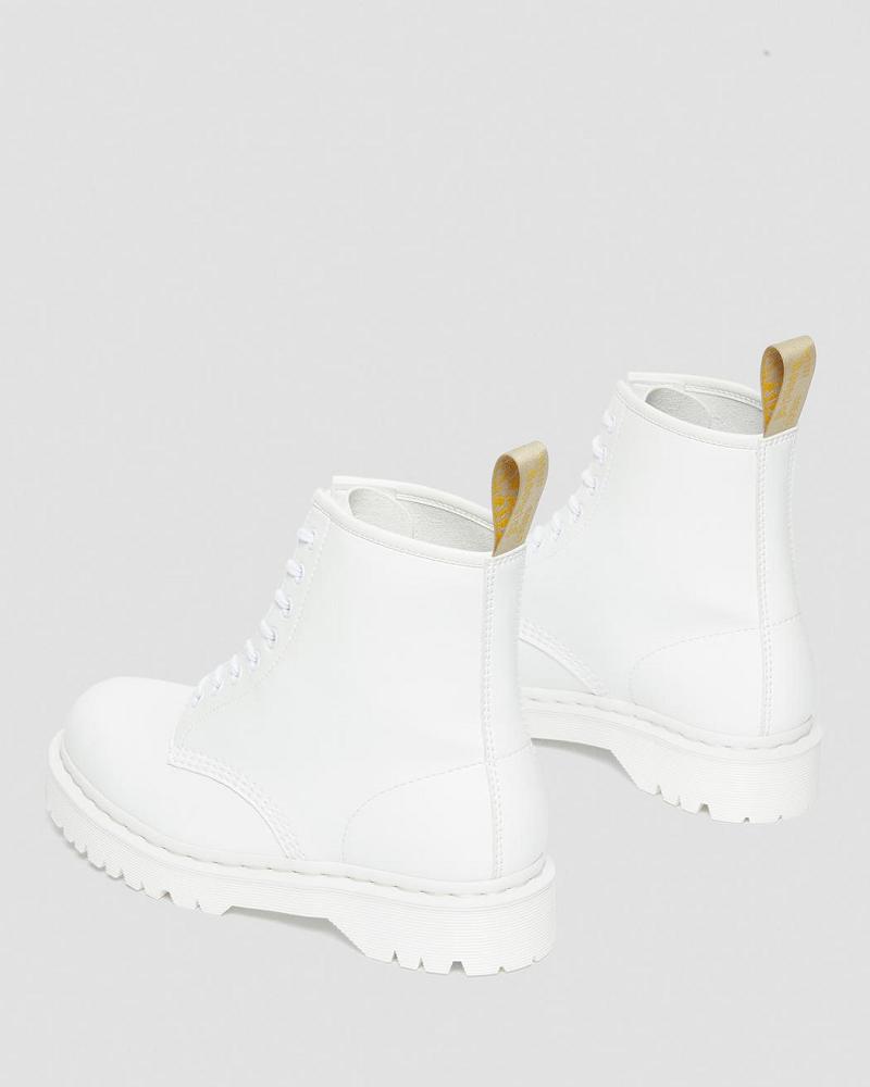 Botas Plataforma Dr Martens Vegan 1460 Bex Kemble Mono Hombre Blancos | MX 247MQZ